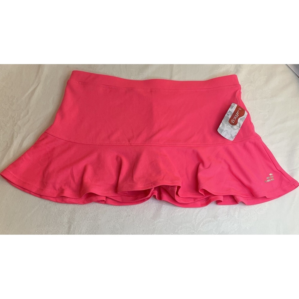 Tennis Skirt Shorts Underneath‎ Neon Pink Girls Size XL 16 NEW WITH TAGS